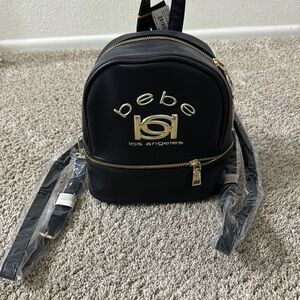 Bebe Black Backpack